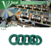 Oil Seal 25x38x10mm Green Seal Ring Rotary Shaft Seal TPU 5 Pcs