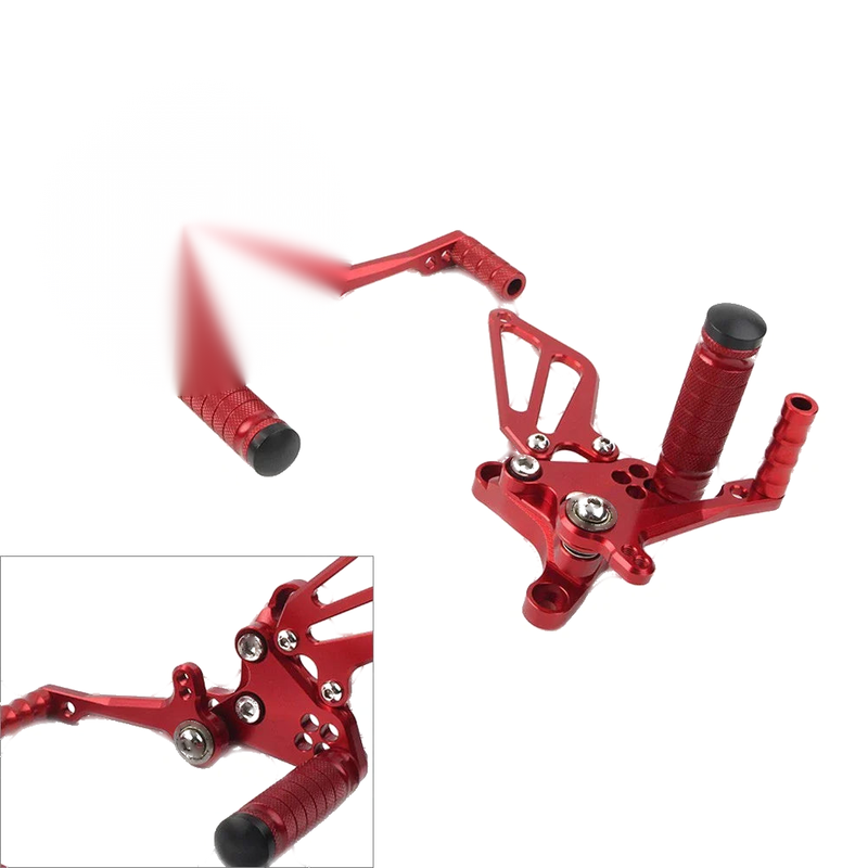 Ducati 1098 Rearsets Footrests Foot Pegs (2007-2009)