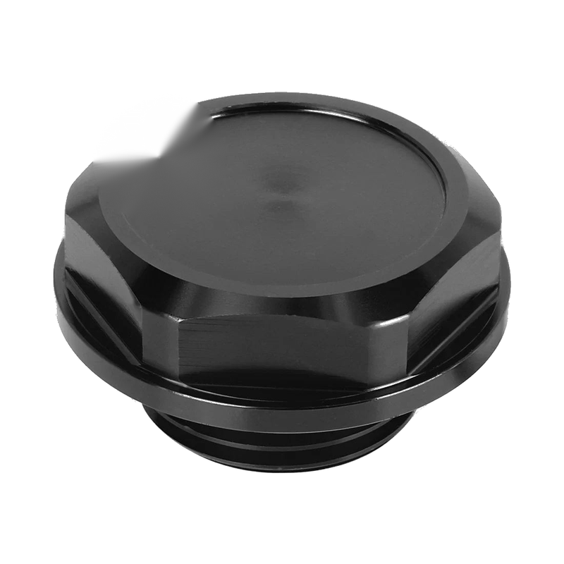 Toyota Gas Oil Filler Plug Cover Black Aluminum Alloy