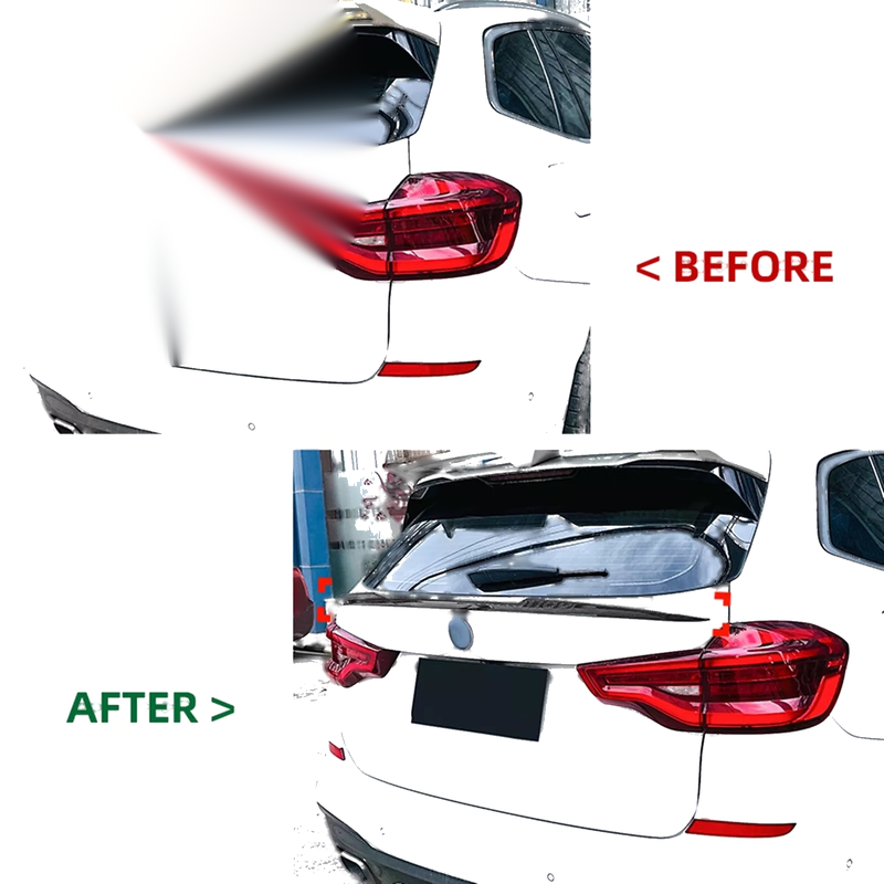 BMW X3 G01 LCI M Sport (2018-2024) Gloss Black Rear Spoiler Wing Lip