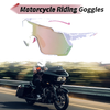 Make Model 1 Pc Motorcycle Riding Goggles Pink White Tri-Acetyl Cellulos