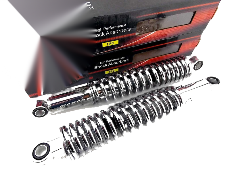 CZ 250 MX 340mm Chrome Rear Shock Absorbers