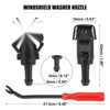 GMC Envoy 12x Front Windshield Washer Nozzle Kit (2002 - 2009)