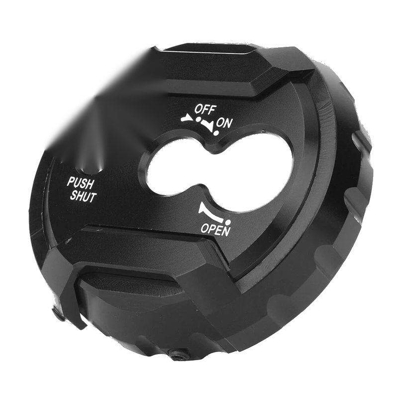 Yamaha NMAX 155 Black CNC Aluminum Motor Seat Lock Cover Cap (2015-2016)