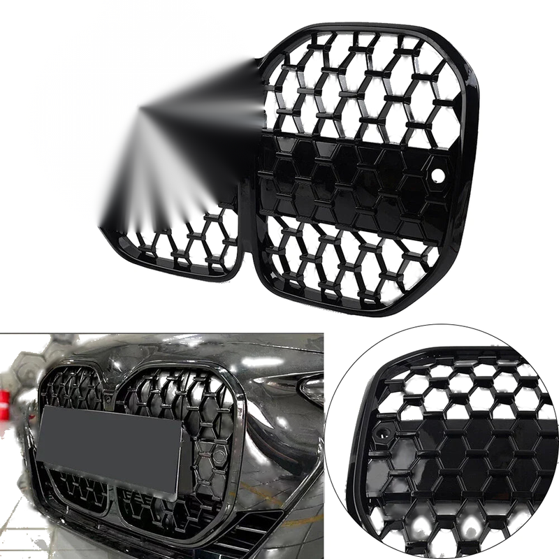 BMW 4 Series G22 G23 Meteor Style Front Bumper Kidney Grill (2021-2023)
