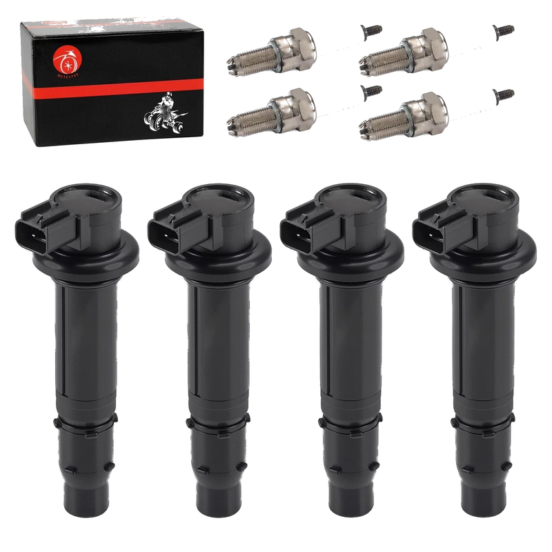 Yamaha YZF R6 / R6S 2003-2009 4 Pack Ignition Coils & Spark Plug