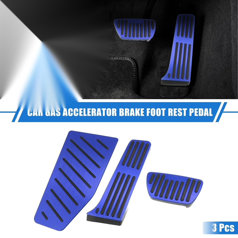 Toyota RAV4 3pcs Gas Accelerator Brake Foot Rest Pedal (2019–2021)