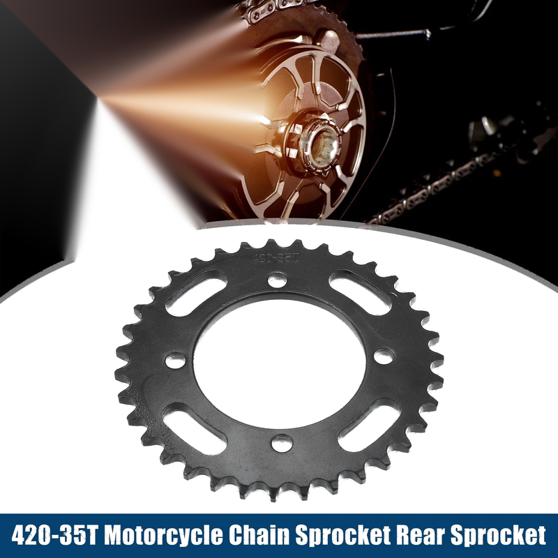 Dirt Bike 420 Pitch 35 Tooth 76mm Motorcycle Chain Sprocket Rear