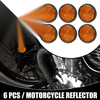Reflector / 6x / 1.73x0.31 / Universal Round Motorcycle Reflector