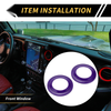 Jeep Wrangler JK (2007-2014) Purple A Pillar Speaker Ring Cover Trim