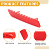Honda CR-V (2010-2011) Red Rear Left Bumper Reflector