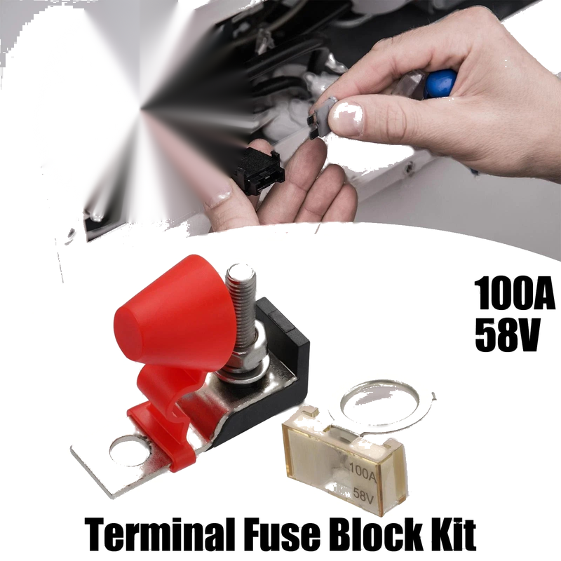 Car Marine Boat 1 Set 100A Terminal Fuse Block