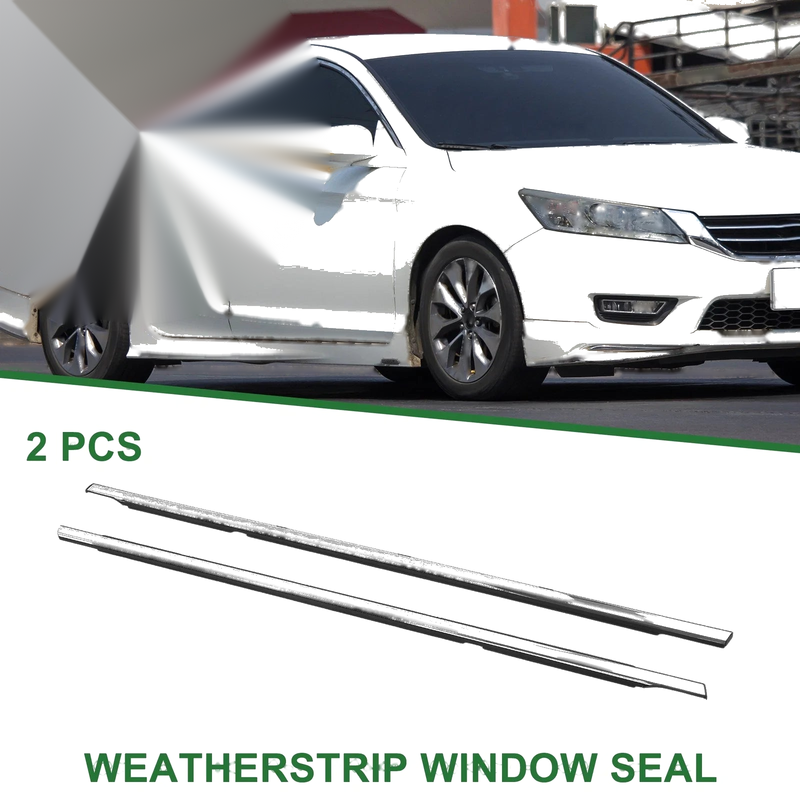 Honda Accord 2 x Rear Left & Right Weatherstrip Window Seals (2018-2023)