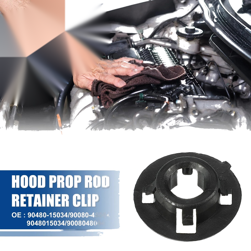 Toyota Matrix Hood Prop Rod Clips (2003-2008)
