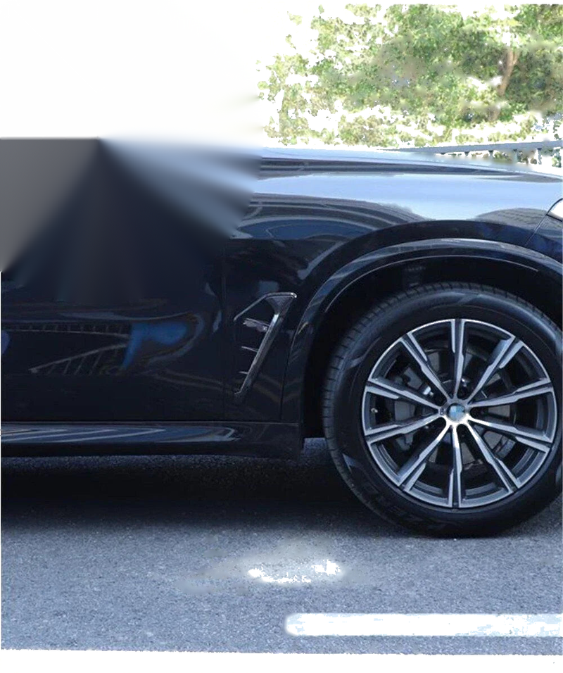BMW X5 X5M G05 Side Fender Air Vents Outlet Cover ABS Black (2019–2023)