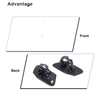 BMW X3 Front Left & Right Headlight Washer Nozzle Cover Cap