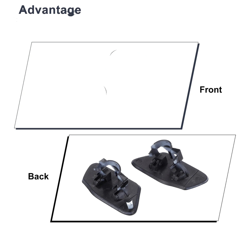 BMW X3 Front Left & Right Headlight Washer Nozzle Cover Cap