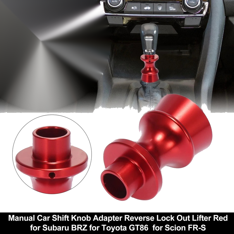 Subaru BRZ / Toyota GT86 Gear Shift Knob Lock Out Lifter Red (2012–2023)