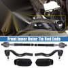 Dodge Durango 6pcs Front Inner Outer Tie Rod End Link (2011-2015)