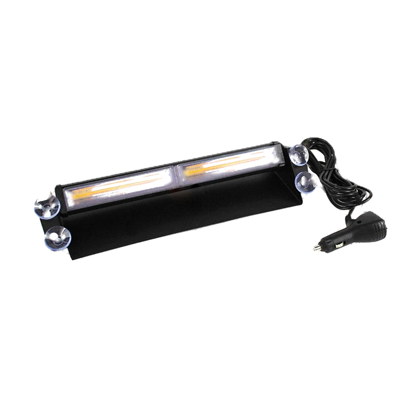 Car Truck Windshield Dash Amber LED Flashing Beacon Strobe Warning Light