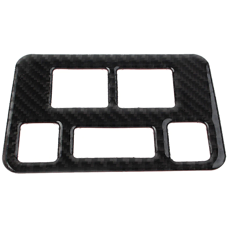 Subaru Forester Carbon Fiber Headlight Button Frame Cover Trim (2013-2018)