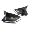 Horn Carbon Fiber Side View Mirror Cover fits Benz C Class W205  C200 C260 C300