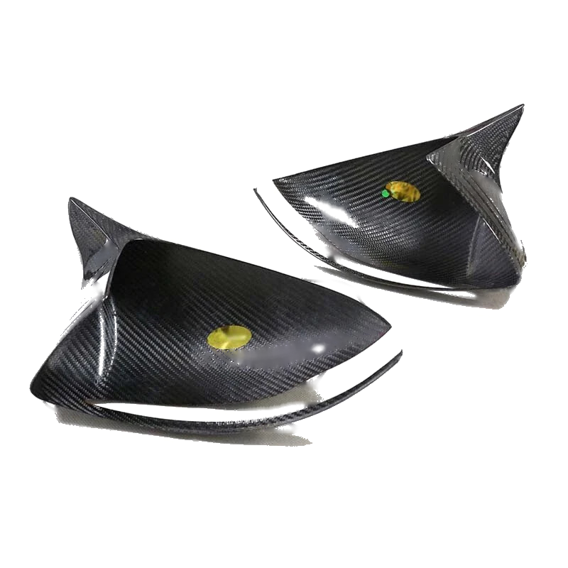 Horn Carbon Fiber Side View Mirror Cover fits Benz C Class W205  C200 C260 C300