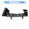 Chevrolet Pair Left & Right Front Bumper Bracket