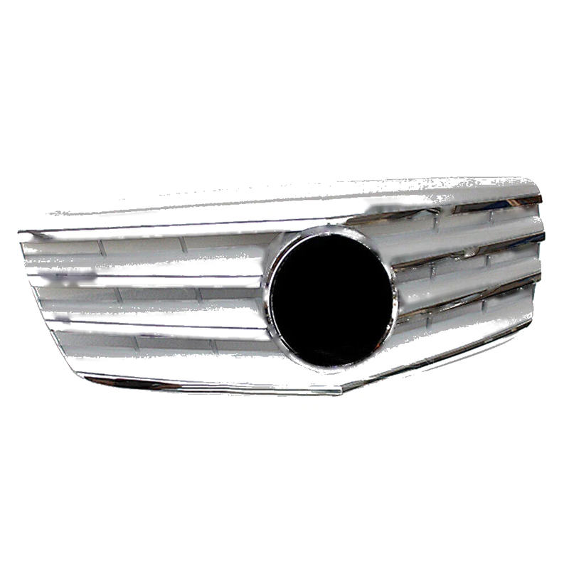 Mercedes-Benz E Class W211 Front Upper Bumper Mesh Grille (2007-2009)
