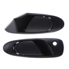Honda Civic Set of 2 Front Left & Right Door Handles Outer Black (91-95)