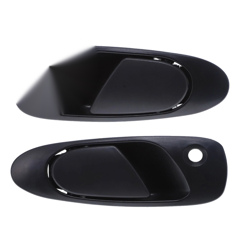 Honda Civic Set of 2 Front Left & Right Door Handles Outer Black (91-95)