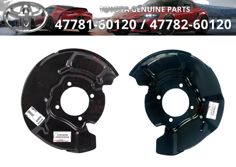 TOYOTA 4RUNNER PRADO GX470 2 x Disc Brake Dust Cover (2003–2009)