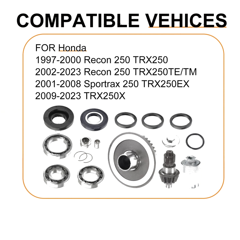 Recon 250 TRX250EX / TRX250X Rear Diff Ring Pinion Bearings