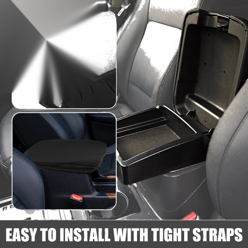Toyota Land Cruiser (2008-2021) Black Center Console Armrest Cover