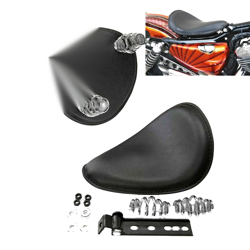 Harley Davidson Sportster Iron XL883 1200 Spring Bobber Solo Seat (2004-2023)