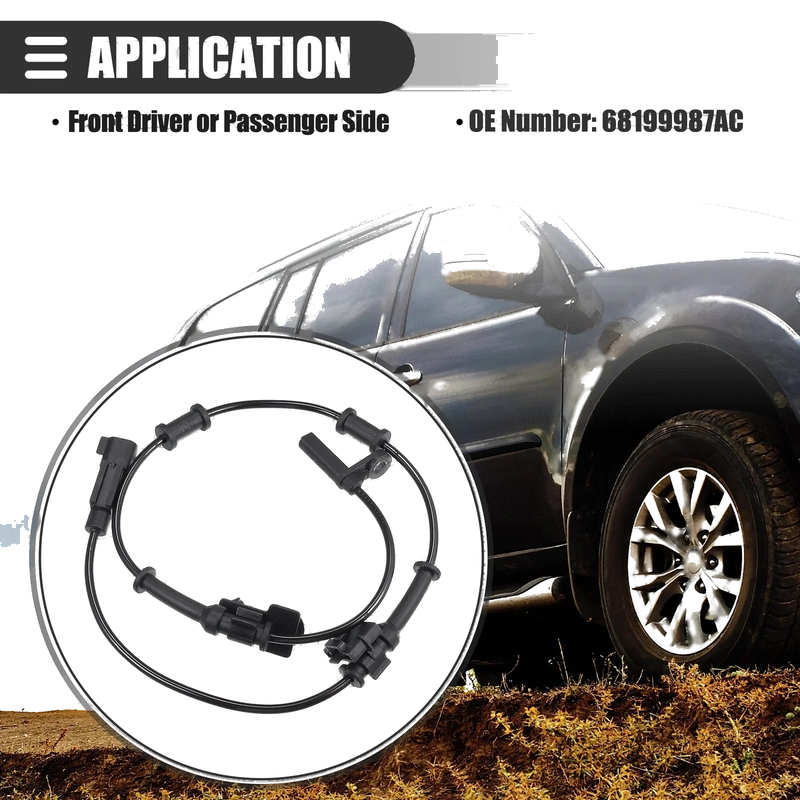 Chrysler 300 (2015-2020) Black ABS Wheel Speed Sensor