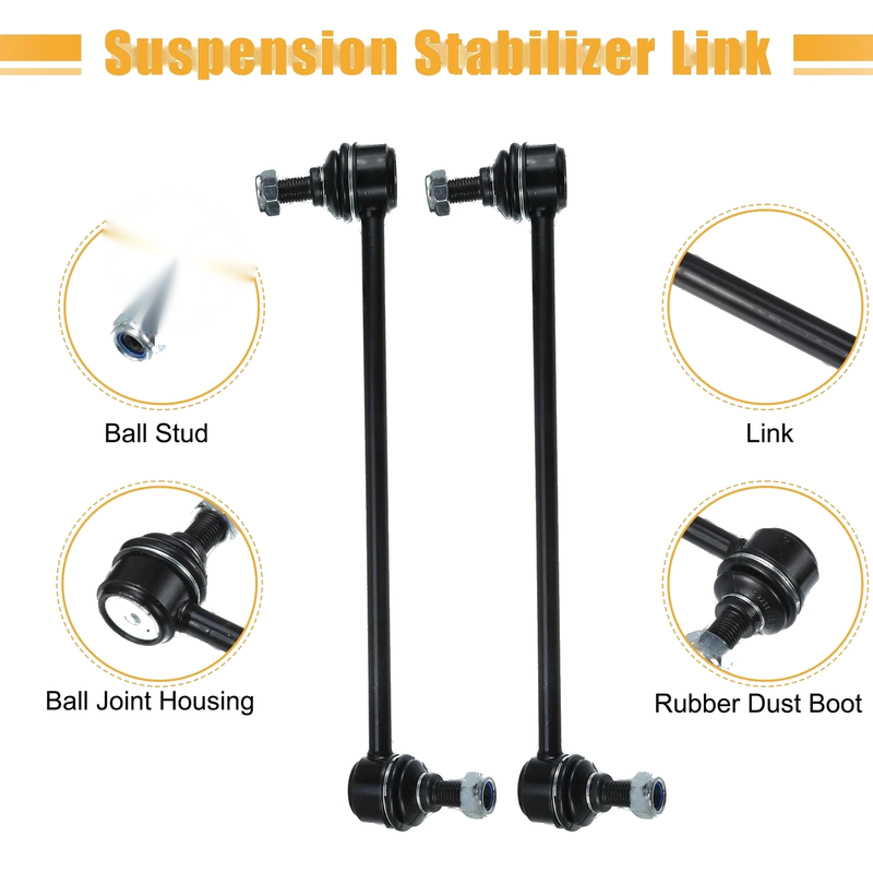 Mercedes-Benz C230 2 x Front Sway Bar Links Stabilizer Kit (2008-2009)