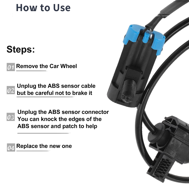 Chevrolet Silverado 1500 ABS Wheel Speed Sensors (2007 - 2013)