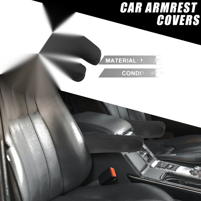 Honda Odyssey (2012-2017) - 1 Pair, Black Car Armrest Covers