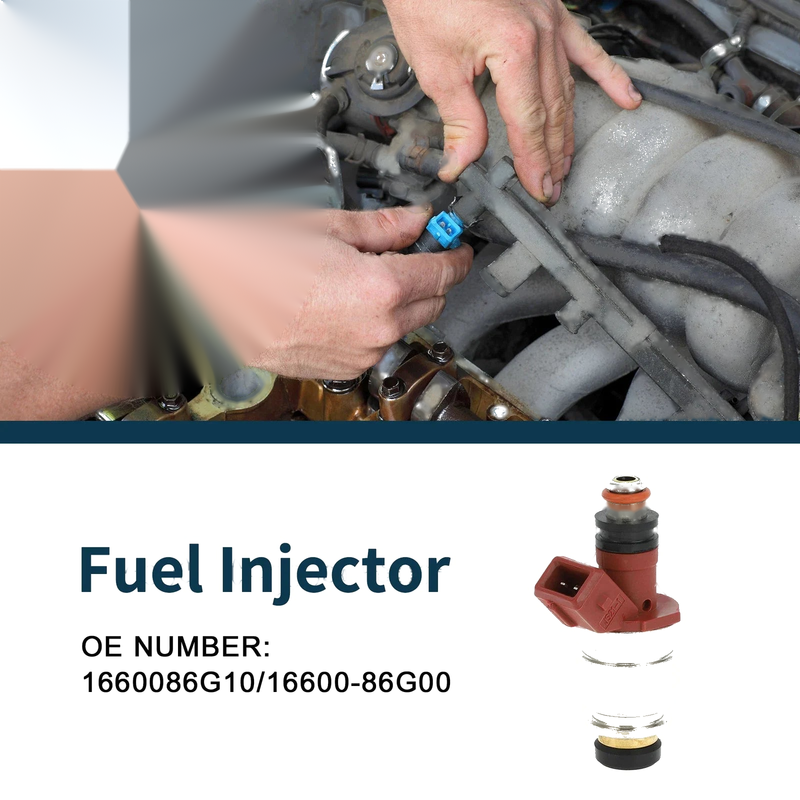 Nissan D21 Base 2.4 (1990-1994) 1 Pc Wine Red Fuel Injector