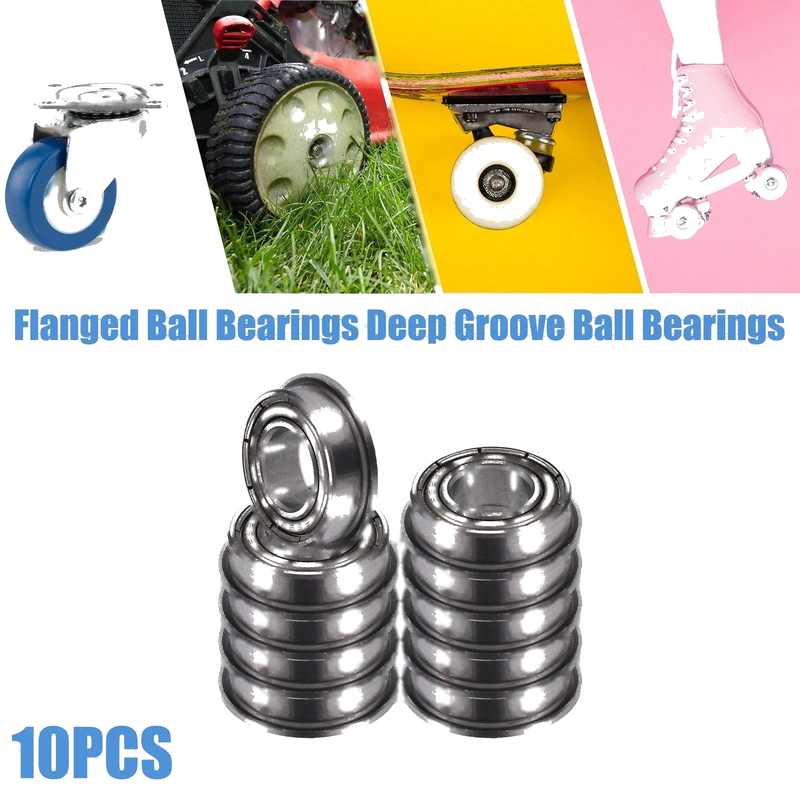 10pcs 8x16x5mm Double Metal Shield Single Row Deep Groove Ball Bearings