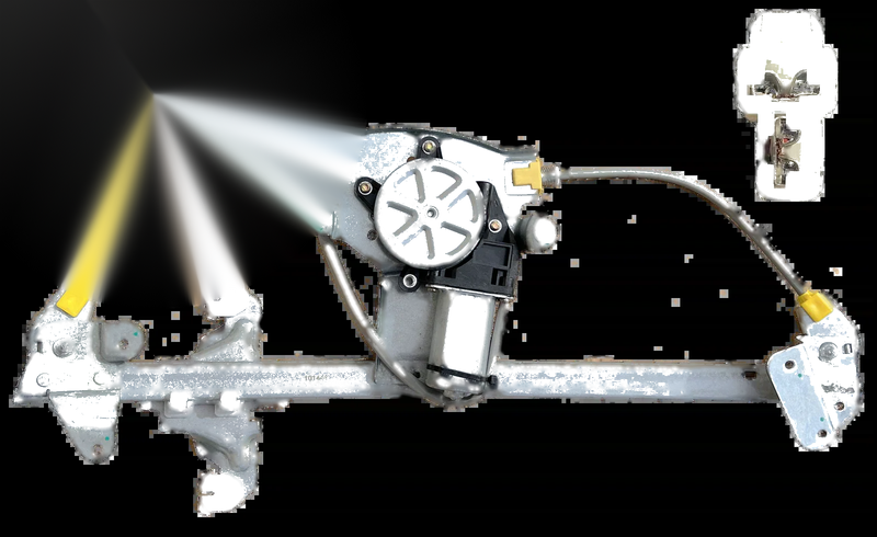 Ford Falcon Rear Left Window Regulator With Motor 2 Pins (1998–2008)