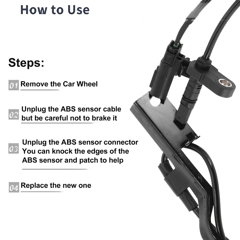 Toyota Prius (2010-2015) 1 Pcs Front Right ABS Wheel Speed Sensor