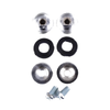 Window Pivot Stud Nut Chrome 2PC Fits Toyota Hilux Vigo 2D Space Cab 2005-15 D05