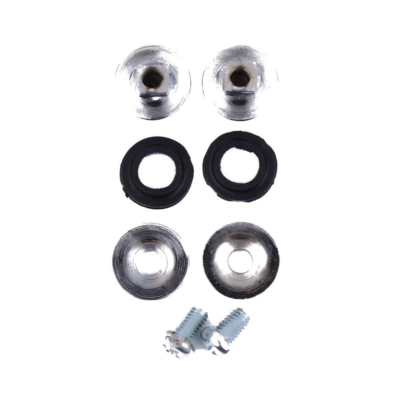 Window Pivot Stud Nut Chrome 2PC Fits Toyota Hilux Vigo 2D Space Cab 2005-15 D05