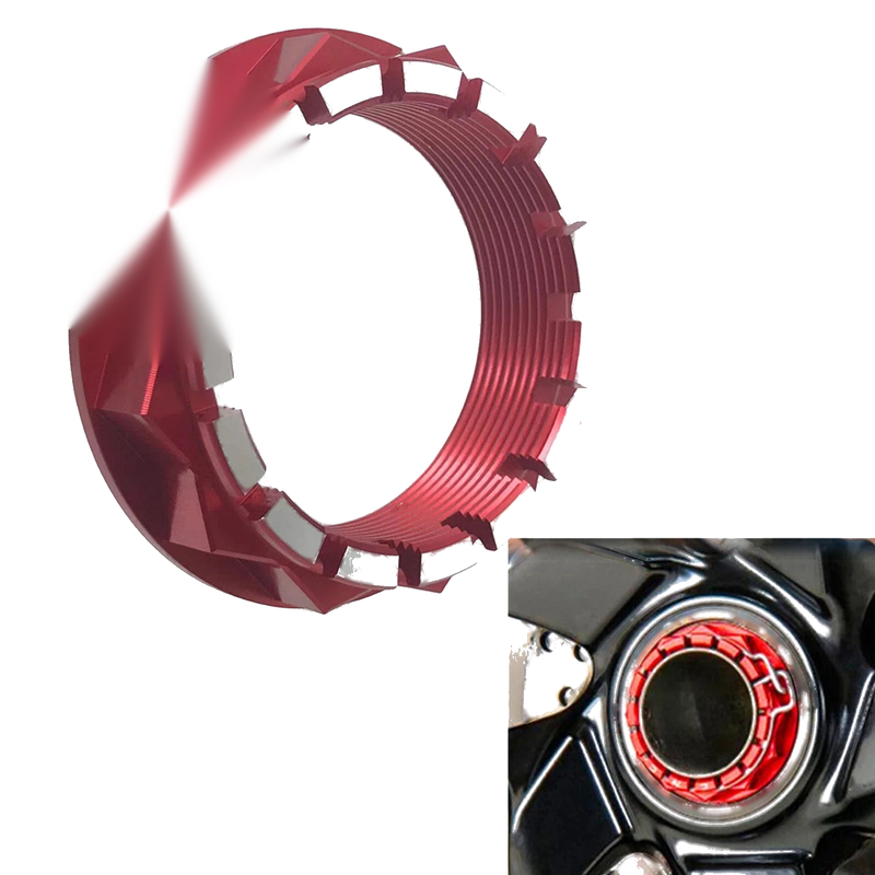 Ducati Multistrada 1200 S GT (2013-2014) Red 1x Rear Wheel Axle Nut