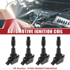 Kia Optima (2016-2020) Black 4 x Automotive Ignition Coils