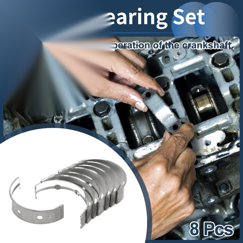 TOYOTA CAMRY 2.5L V6 8 Pcs Main Bearing Set (1988–1991)