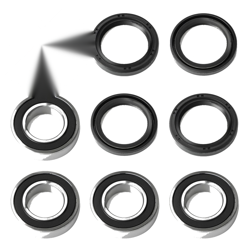 Kawasaki Mule 2 x Set Front Wheel Bearings Seals (2010–2020)