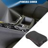 Peugeot 208 E-208 (2020-2022) Black Faux Leather Center Console Armrest Cover